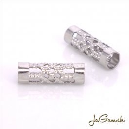 Kovová korálka 12x4mm, CHIRURGICKÁ OCEĽ, 5ks (ch1322)